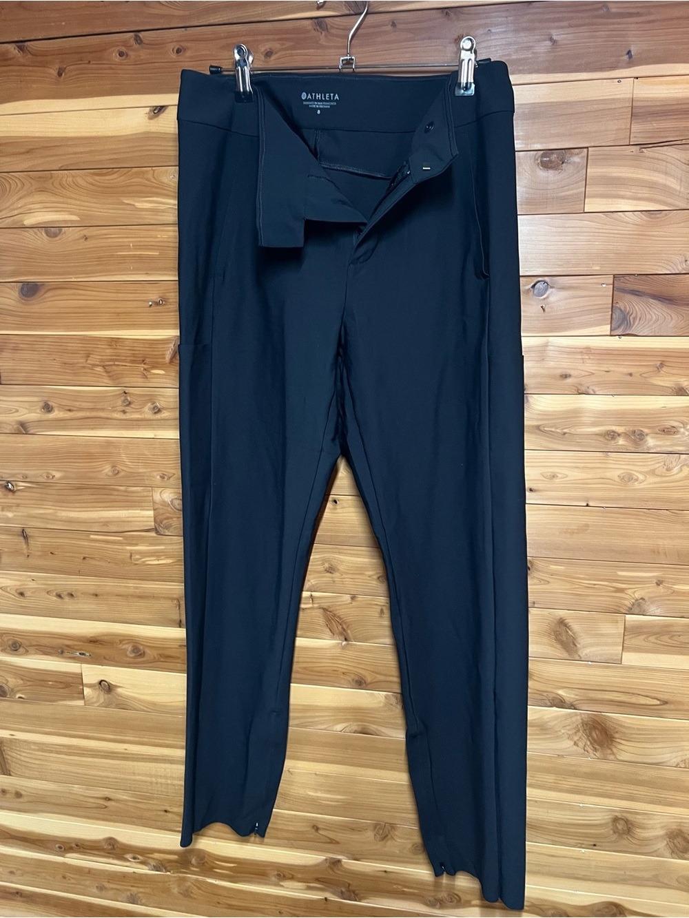 Athleta Black Performance Jacket with Zip Front
